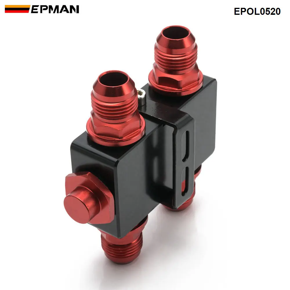 EPMAN Oil Filter Sandwich Adaptor With In-Line Oil Thermostat AN10 Fitting EPOL0520