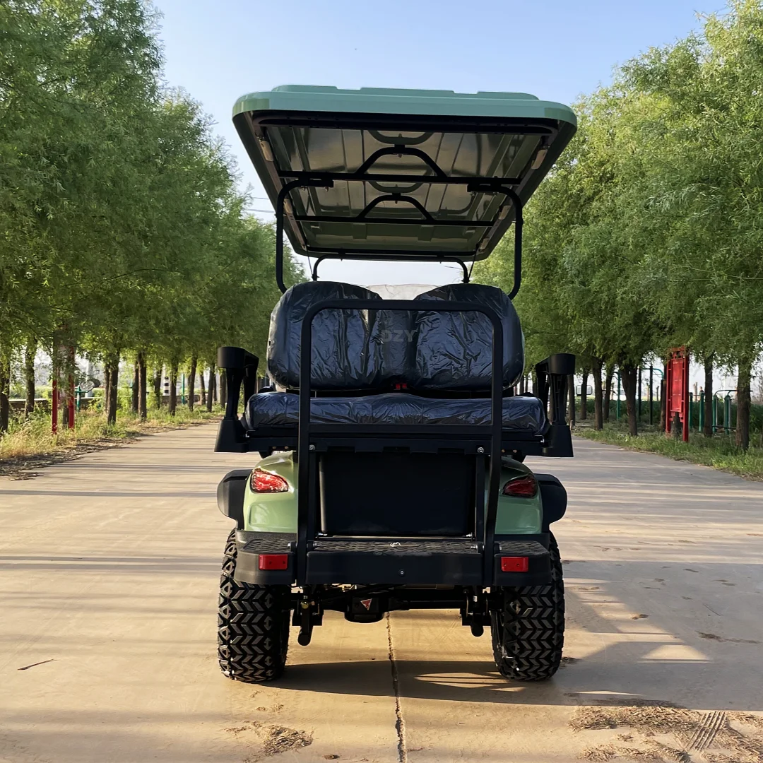 High quality 2+2 seat electric tourist sports golf cart mini golf cart new energy vehicle electric buggy Export type