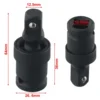 1/2/1/4 Inch Drive Joint Pneumatic Universal Joint 360 Degree Swivel Electric Wrench Socket Adapter Socket Wrenches Hand Tools 3