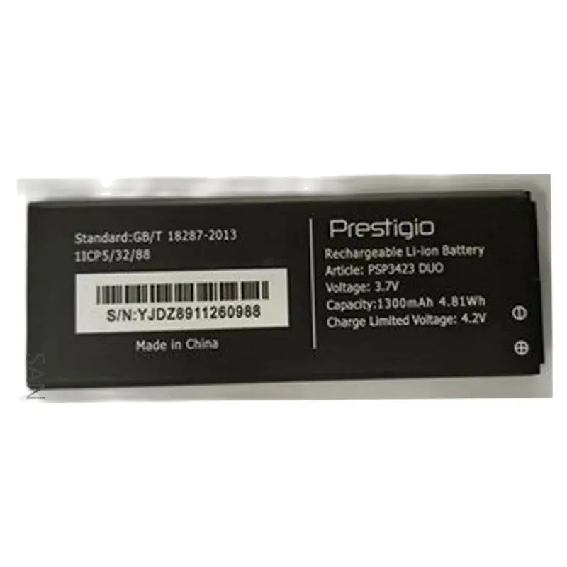 

Аккумулятор 1300 мА · ч с номером отслеживания для Prestigio PSP3423 DUO