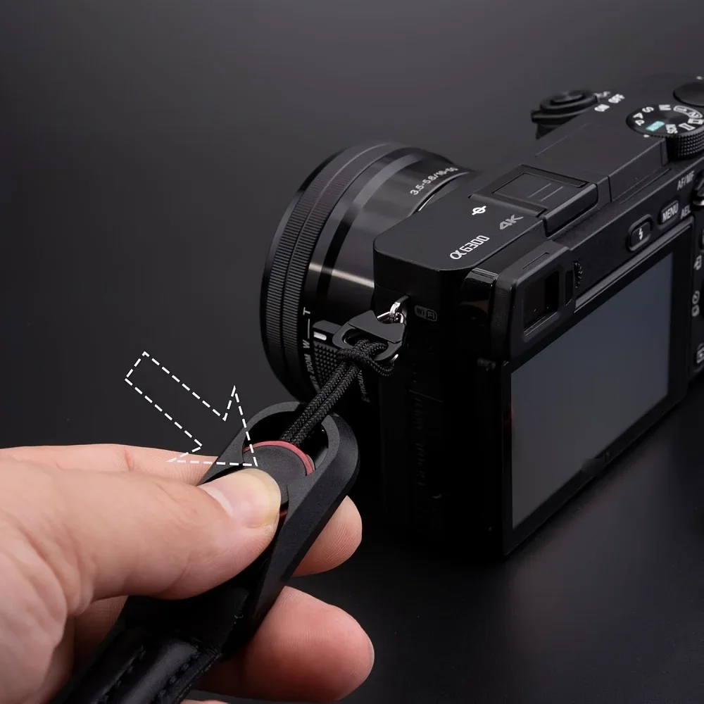 퀵 릴리스 조절 가능 카메라 스트랩 니콘 캐논 후지용 DSLR 미러리스 카메라용 내구성 있는 폴리아미드 등반 로프