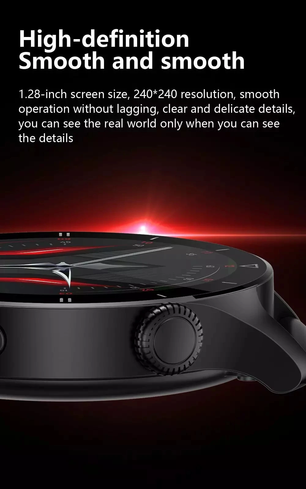 Smart Watch ES09 Accurately Air Pump Blood Pressure Measurement Big Font Body Temperature Heart Rate IP67 Waterproof Smartwatch