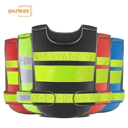 Reflective Clothing Safety Supplies Self-defense Fluorescent Yellow Vest Protective High Visibility Reflector Construction Site