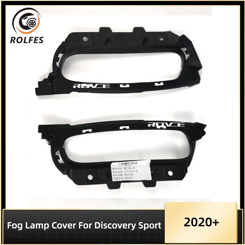 

ROLFES Fog Lamp Cover Foglights Frame Lamp Hoods For Land Rover Discovery Sport 2020+ Car Accessories LR127531 LR127530