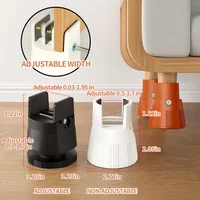 Adjustable Splint-Type Lift Pads: Moisture-Proof, Shockproof For Furniture Legs; Fits Table/Chair/Stool Legs For Heightening 2