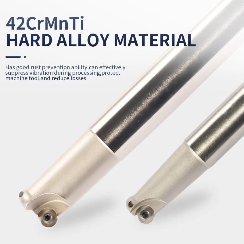 라운드 노즈 밀링 커터 C12-C20, 충격 방지 공구 홀더, RPMT/RPGT08 절삭 공구용 보링 바 홀더, 1T/2T, EMRW4R