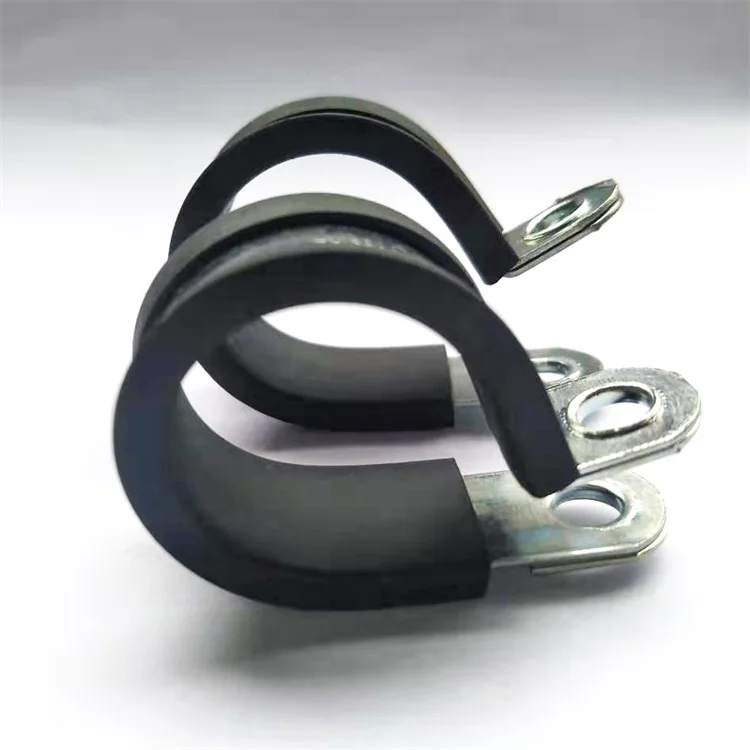 Fascette Stringitubo P Clip 20mm - 10 Pezzi, Acciaio Con Gomma, Per Cavi E Tubi