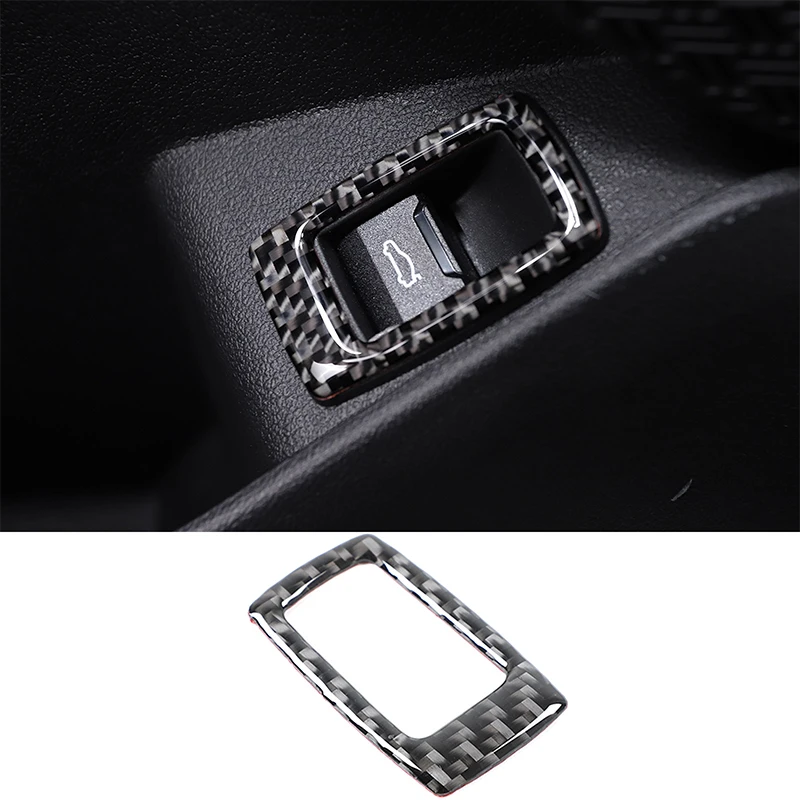 

For BMW X1 U11 2023-2024 soft carbon fiber automotive interior rear door switch sticker Interior Accessories