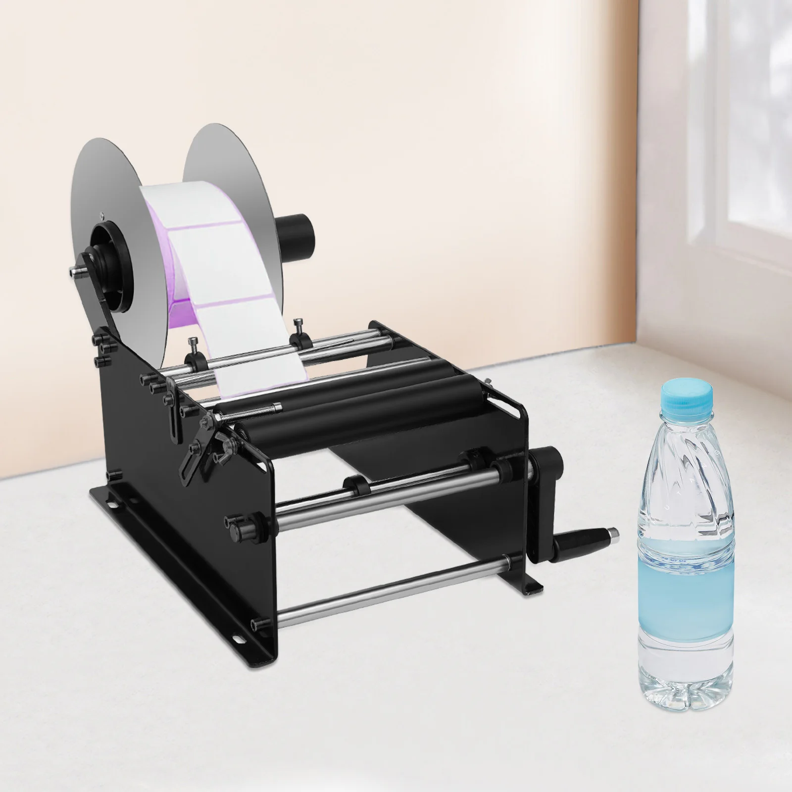 MT-30 Manual Round Bottle Labeling Machine Label Maker 10-30pcs/min round bottle labeling machine