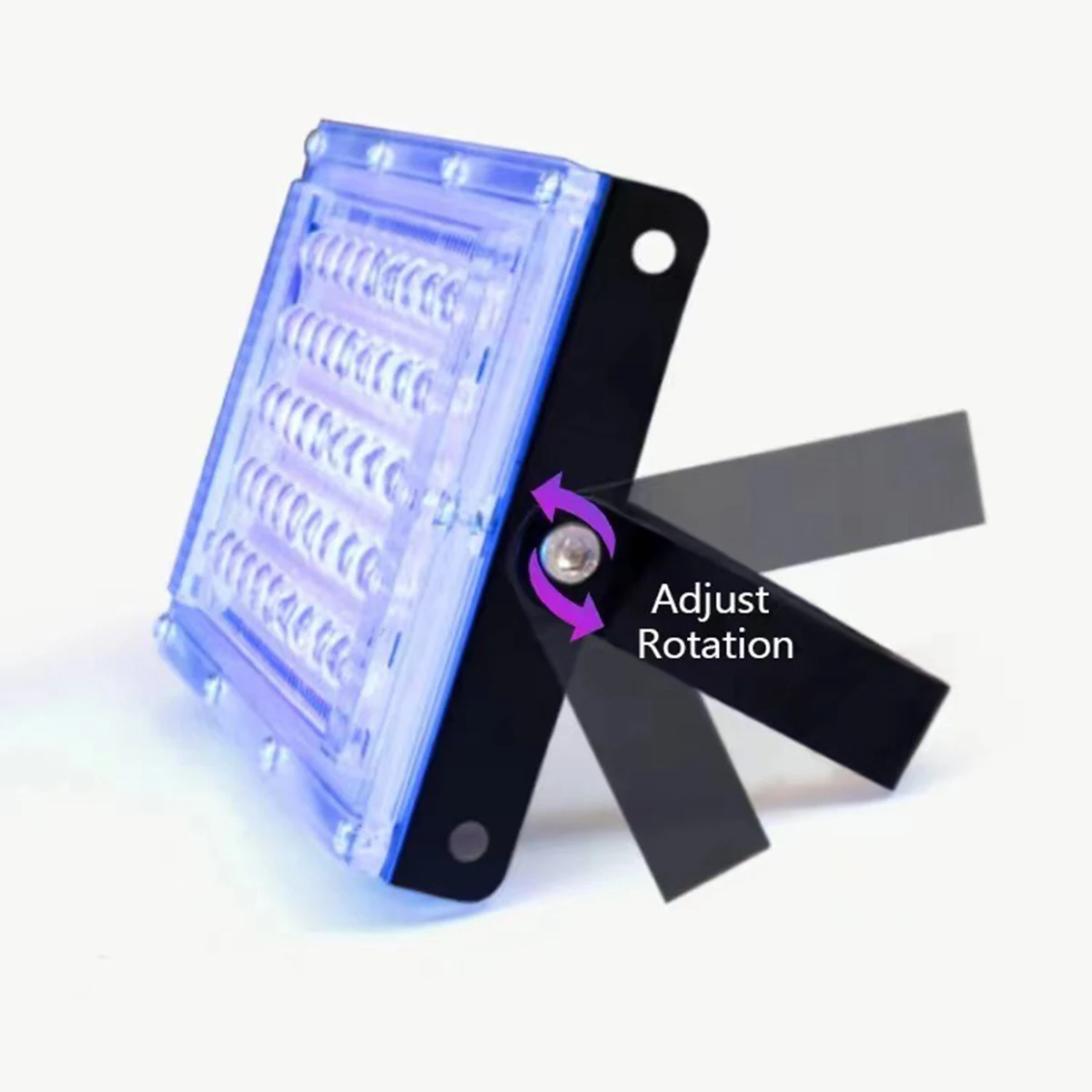 מנורת פלאשלייט LED UV 50W 100W 395nm פלואורסנטית למסיבות ולבמה, מנורת גרמיקידל 100Watt פלאשלייטים 240V עם ייבוש אולטרה סגול ואוזון