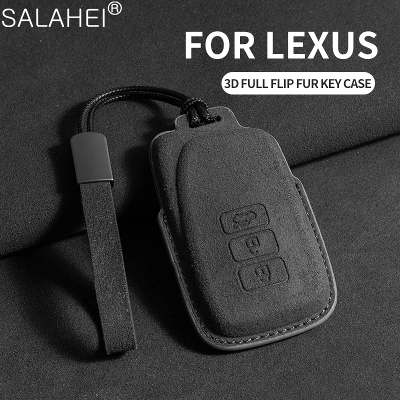 

Suede Leather Car Key Case Cover For Lexus NX IS RX ES GX LX LS UX GS 200 260 300 350 NX200 NX300 RX350 ES300 Auto Accessories