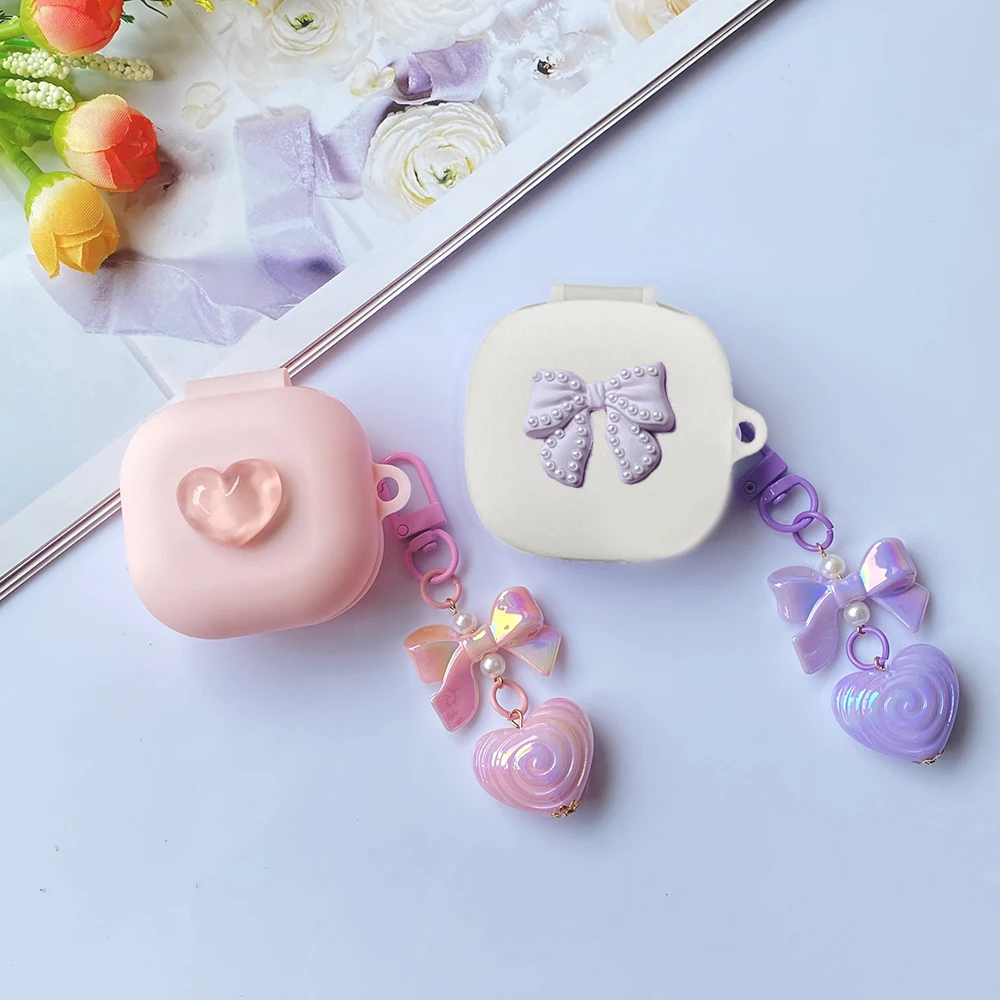 Per Jbl Live Pro + / Pro2 / Free2 Custodia Luxury Colorful Love Heart Silicone Per Jbl Live Pro 2 Cover Per Auricolari Per Jbl Live Free 2