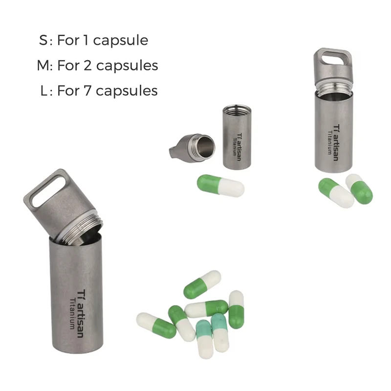 Titanium EDC Pill Container 5