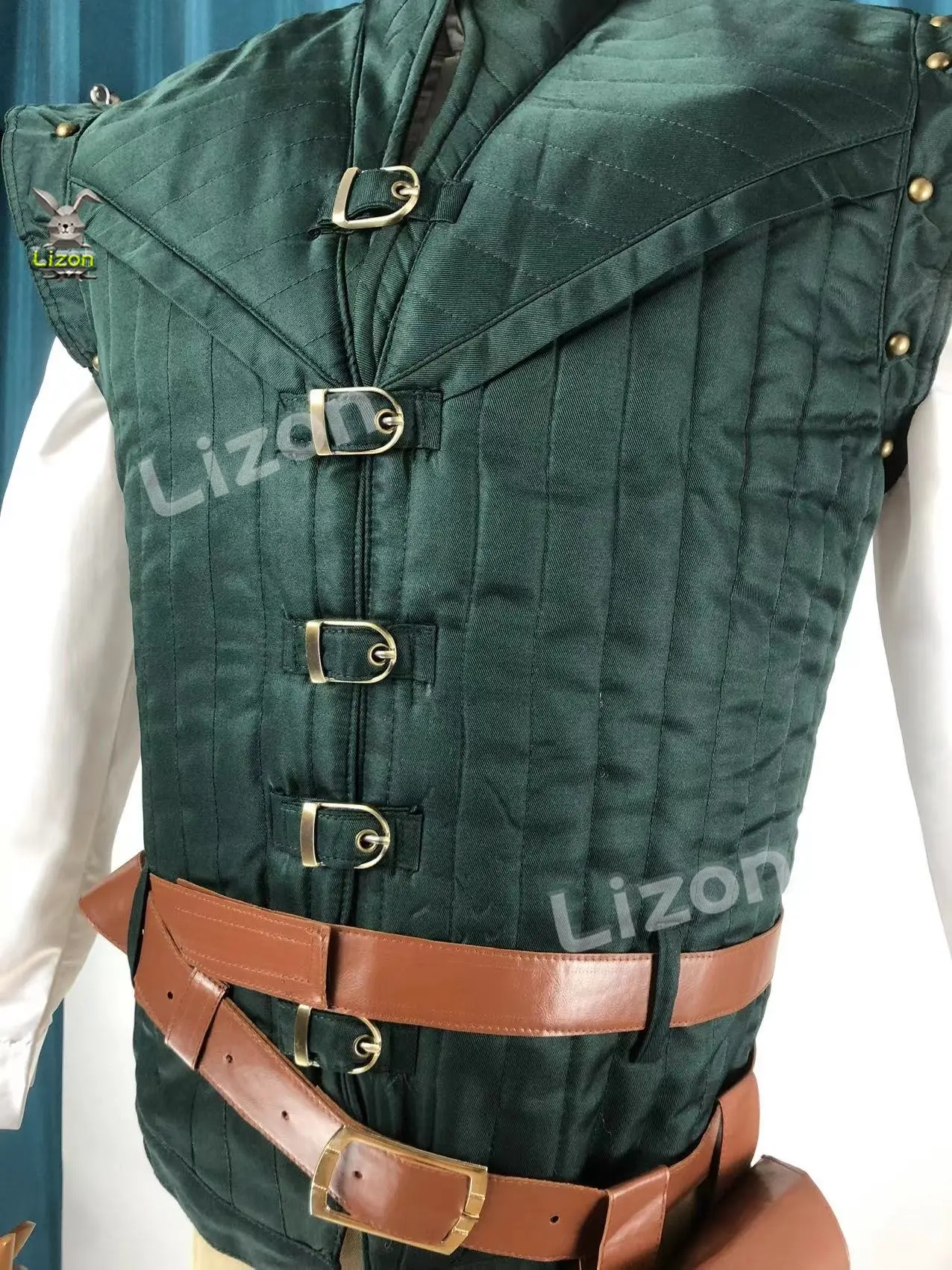 thumbnail image 5 of Chaleco de disfraz de Flynn Rider para cosplay, camisa, traje de carnaval de Halloween, talla personalizada, 5 of 5