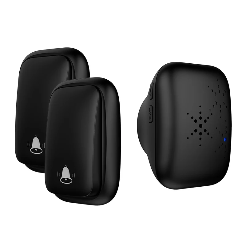 Wireless Doorbell Smart Home Door Bell Waterproof With 62 Ringtones Hole Free Installation For Home I.751560611