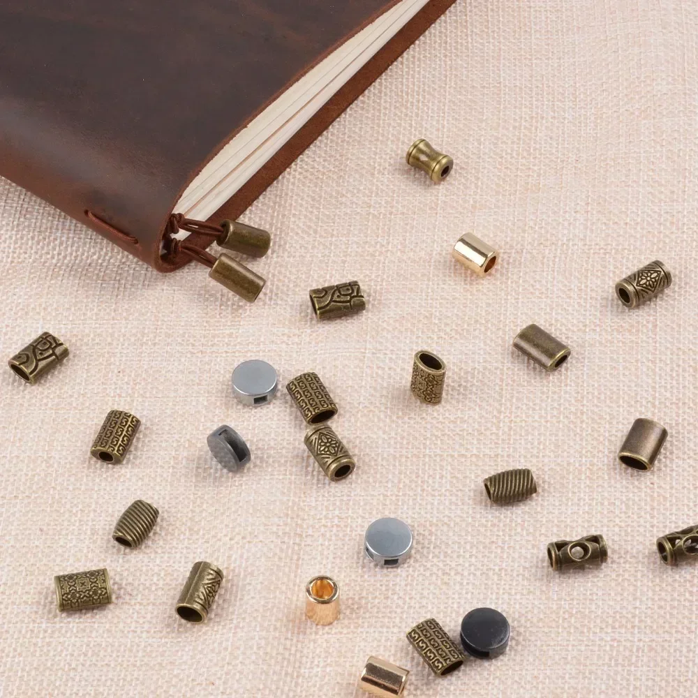 Handmade Leather Notebook Accessory Core Fastener Metal Bean For TN Notebook Diary Journal Wholesale Sell in Bulk 4