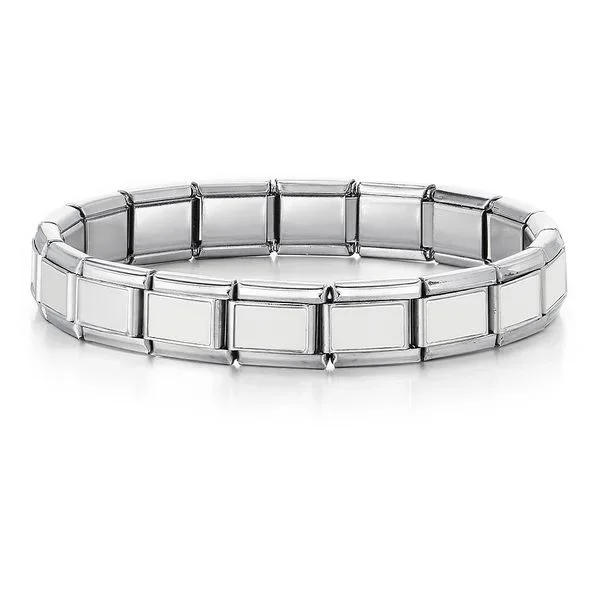 Italienisches Charm-Gliederarmband für Damen und Herren, 9 mm breit, silber- und goldfarben, Edelstahl, zum Selbermachen von Schmuck, Großhandel_voghion.com