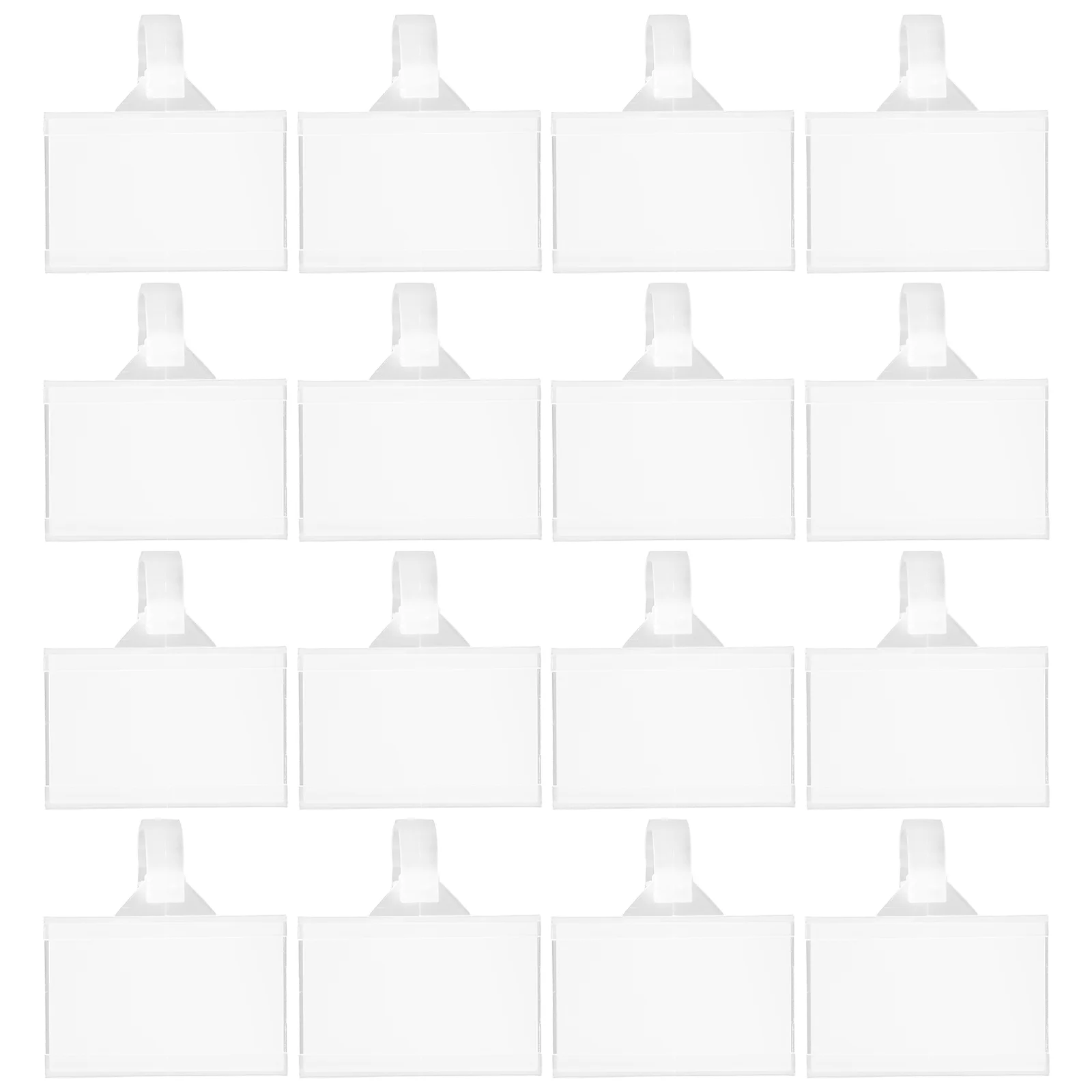 

Kitchen Pantry Labels Transparent Product Price Tag Base Supermarket Display Card