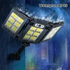 Super Bright Outdoor Solar Lights Motion Sensor Waterproof Street Lamp 800 LED for Lighting Decor Yard with Garden Wall Light 5