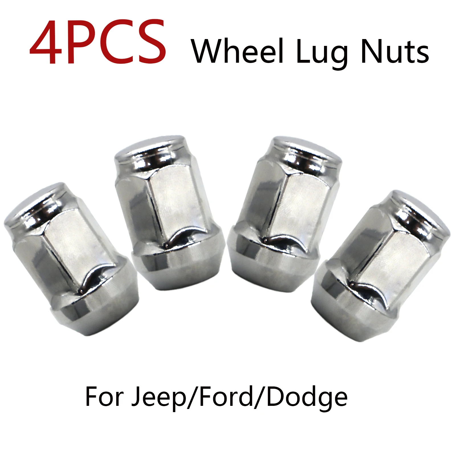 4XCarSteelWheelLugNuts122060DegreeTaperedBolts32mmSW19