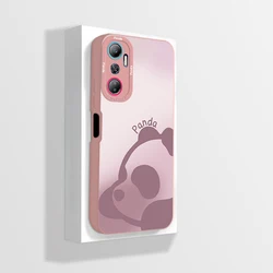 Artistic Liquid Silicone Bumper Phone Case Cover for Infinix Hot 20i (Pink - C01)