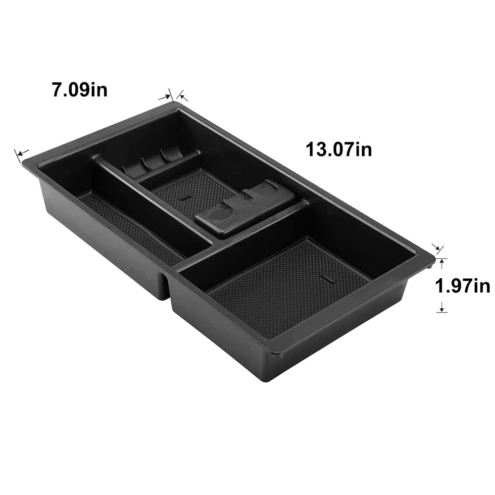 Center Console Organizer Armrest Storage Box for GMC Yukon 2015 2016 2017 2018 GMC Sierra 1500 Chevy Tahoe Chevy Suburban GMC