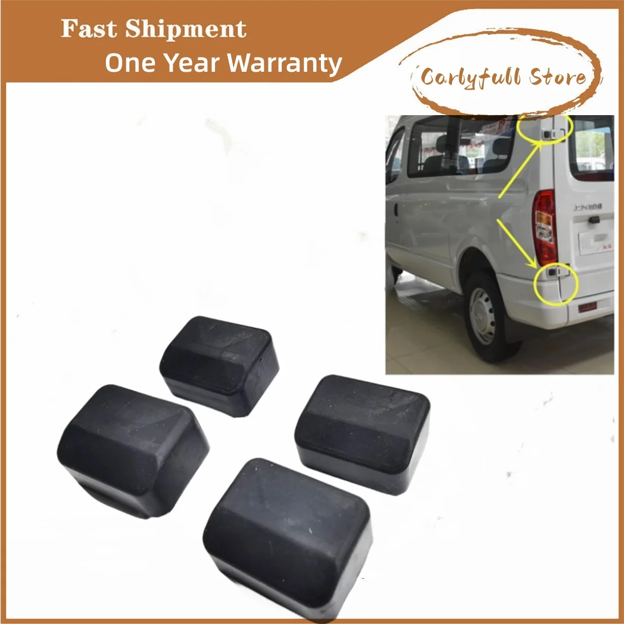 

FOR SAIC MAXUS LDV V80 tailgate buffer rubber block 18 V80 rubber blocks SAIC Chase V80 rear door rubber pad accessories