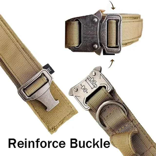 Outdoor Sports Style Tactical Dog Collar Usable Collar For Medium To Large Dogs With Traction Capability for Dog Training 4