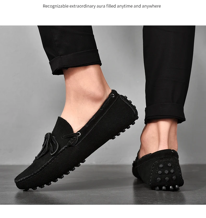 Casual Men's Shoes Breathable Loafers Moccasins Slip on Flats