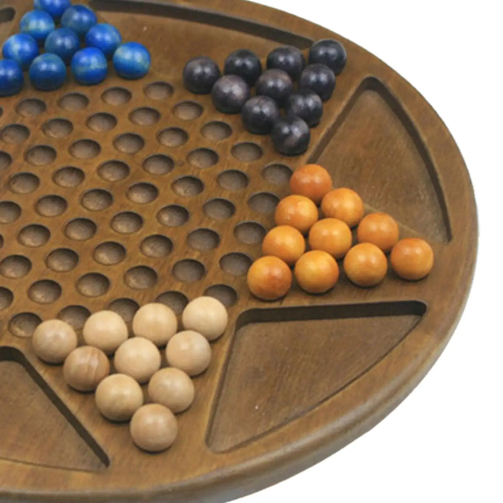 Chinese Checkers Fun Game Toy for Ages 6+ Handcraft 13.78 Inches Board Games
