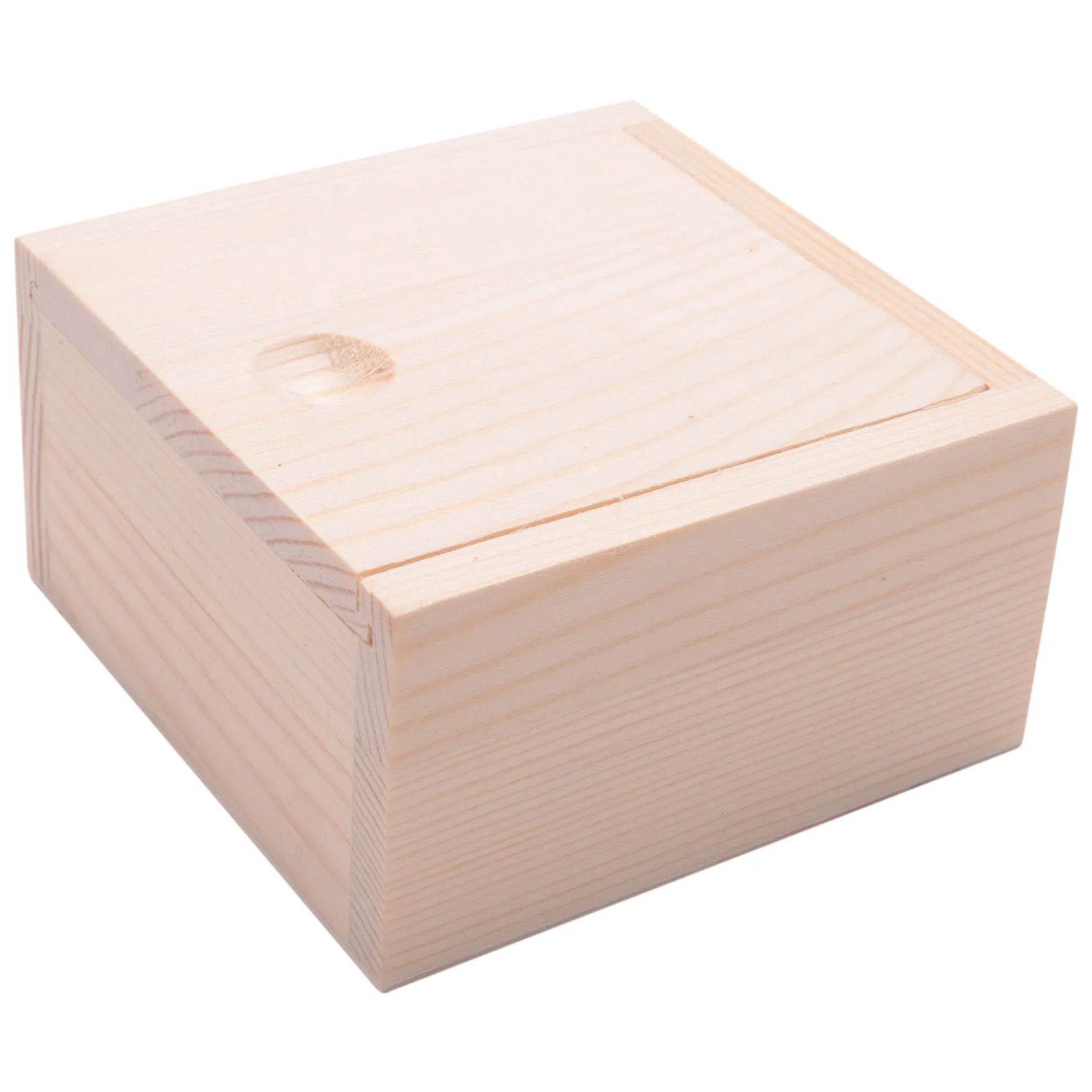 

Small Plain Wooden Storage Box Case for Jewellery Small Gadgets Gift Wood color