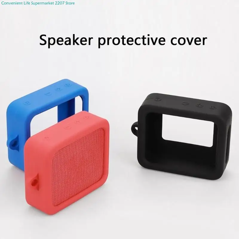 Shock Absorbing Silicone Speaker Case with Ergonomic Carry Handle