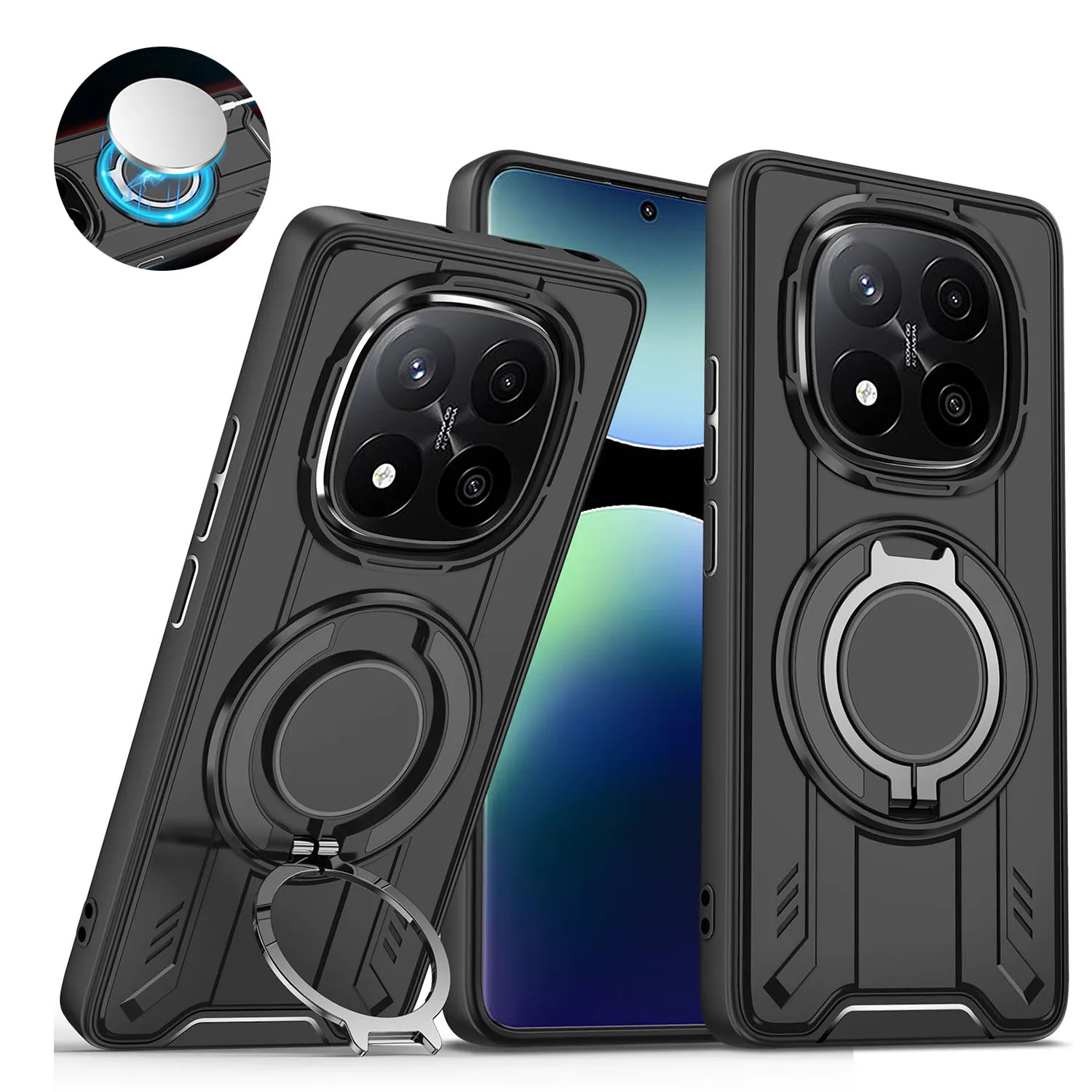 Premium 360° Magnetic Car Holder Phone Case with Stand