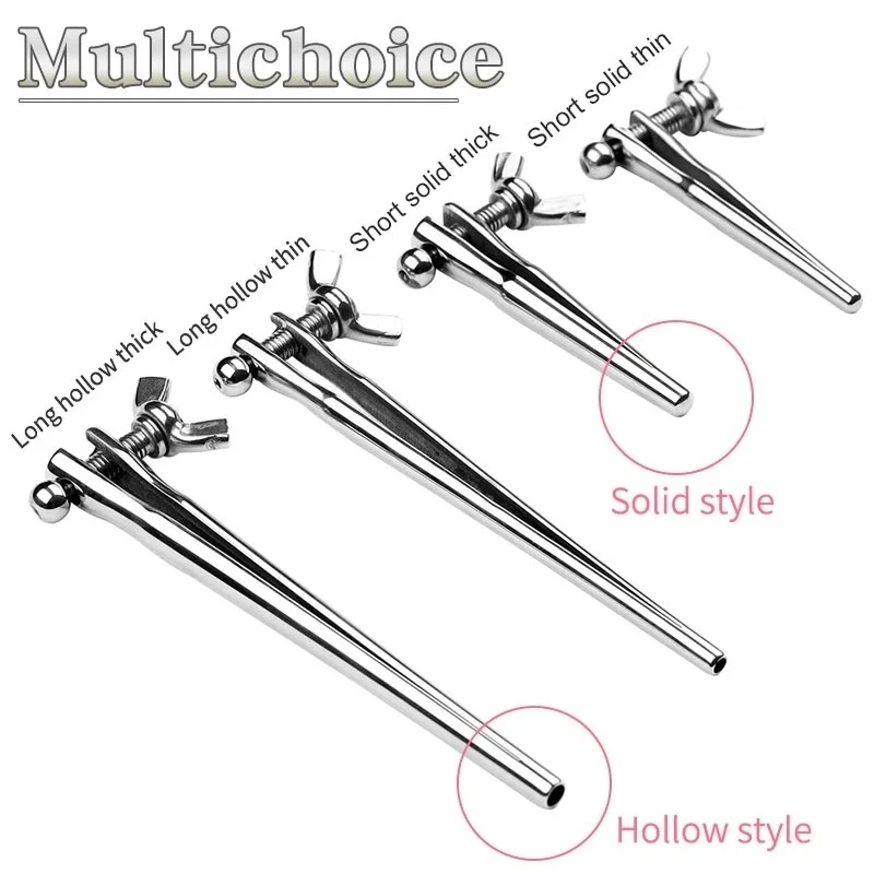 Penis sex toys Adjustable Size Urethra Plug Horse Eye Stick Urethral Dilator Penis Plug Insert Sounding Rods Sex Toys For Men Masturbators
