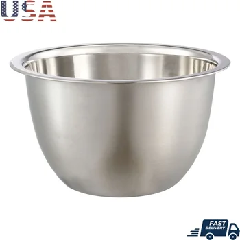 3QT Stainless Steel Mixing Bowl – Durable, Dishwasher Safe, Easy Clean 1