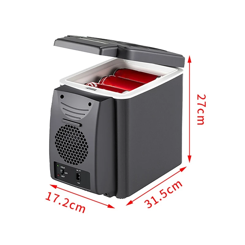 8L 6L 차량용 냉장고 냉온장 DC12V 220V 24V 차량/가정용 미니 냉장고 휴대용 냉장고 보냉박스