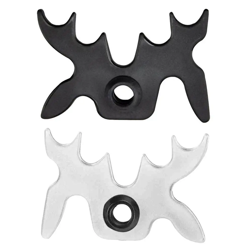 Description Picture 5 of item1/2/4pcs New Snooker Pool Black Snooker Billiards Cue Rack Bridge Head Billiards Cross Antlers Rod Holder Accessories
