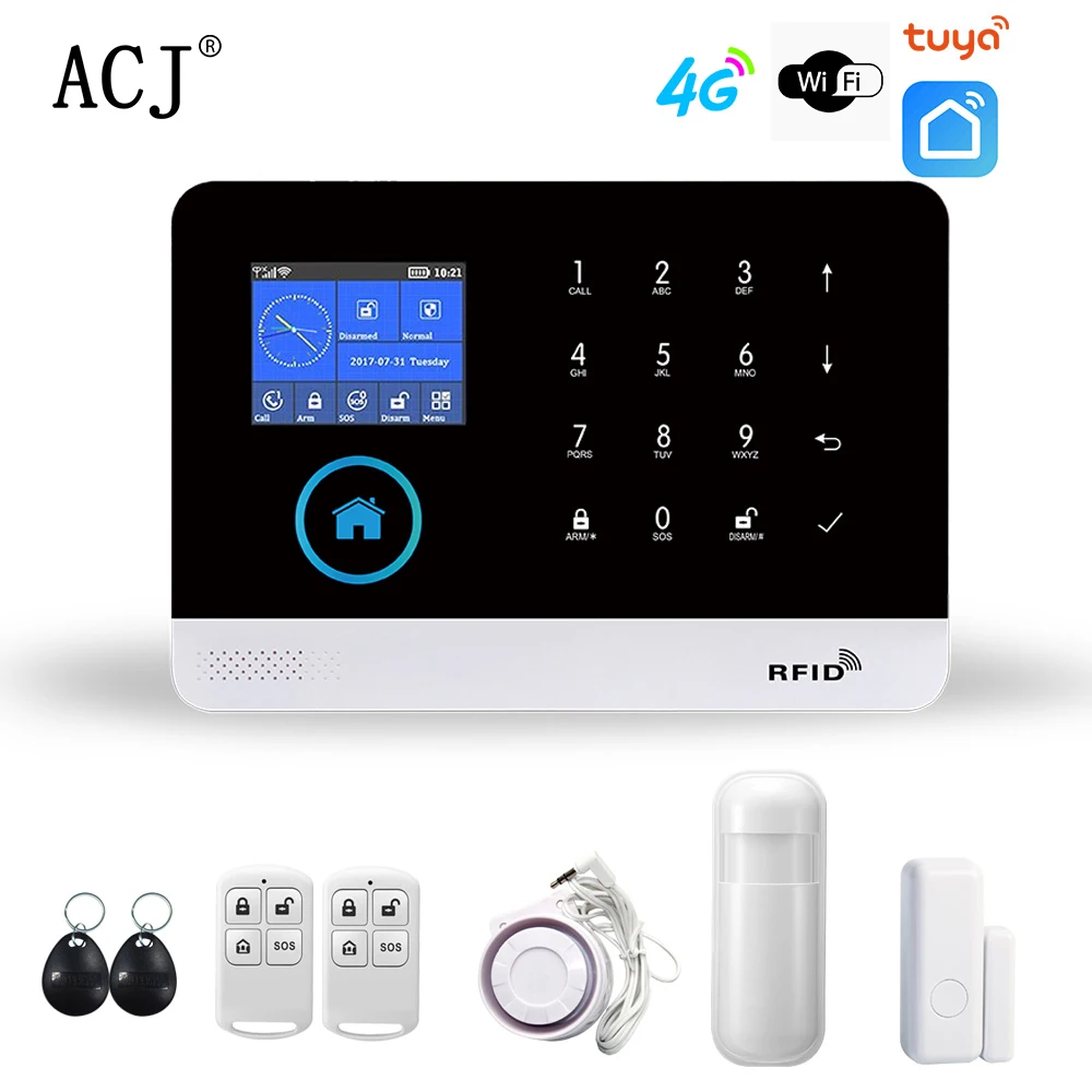 acj-wifi-4g-gsm-smart-alarm-system-pg103-tuya-smart-life-app-control-sensore-pir-wireless-smart-home-security-support-alexa
