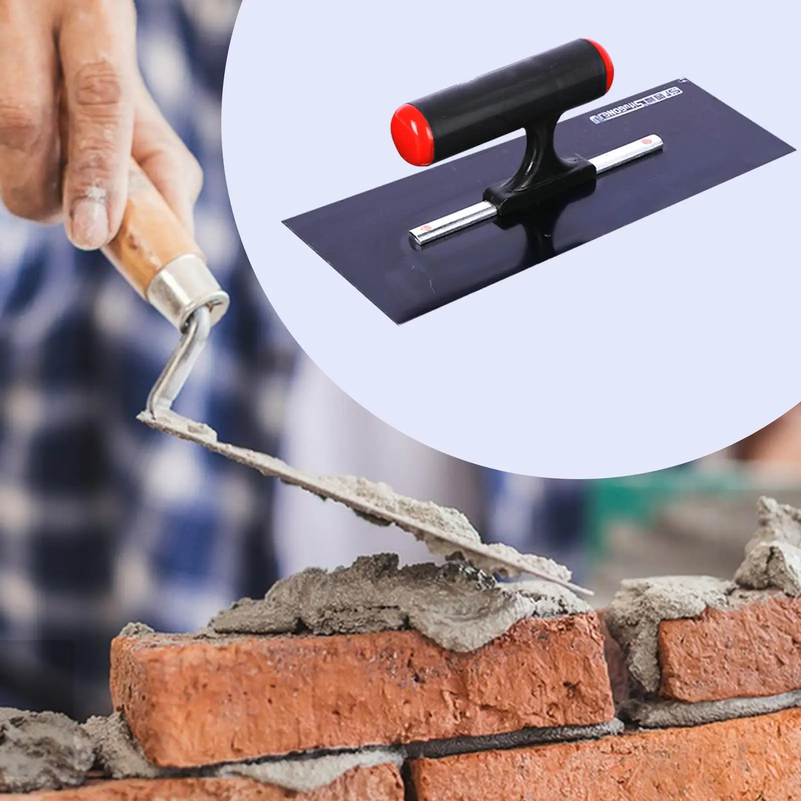 Masonry Finishing Trowel Drywall Trowel for Tile Flooring Grout Skimming