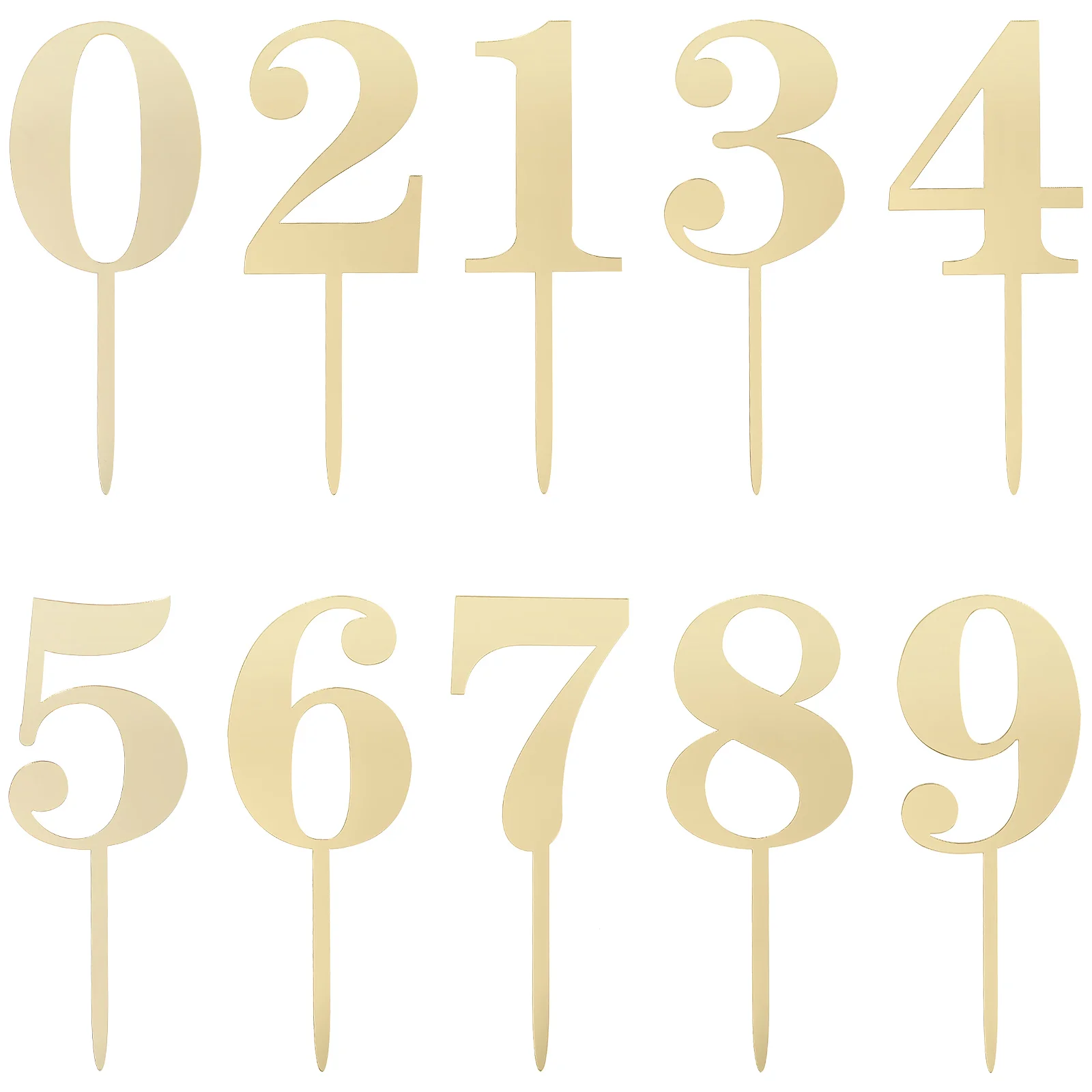 Number Cake Toppers Acrylic Cake Topper Anniversary Cake Toppers Birthday Cake Toppers Large digital cake insert