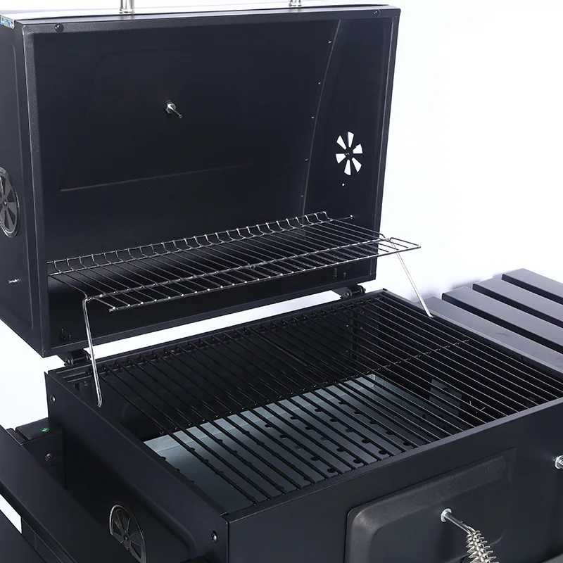 Household Charcoal Barbecue Grill Patio Rack Thickened Courtyard Large Outdoor Black Carbon Steel Professional grill