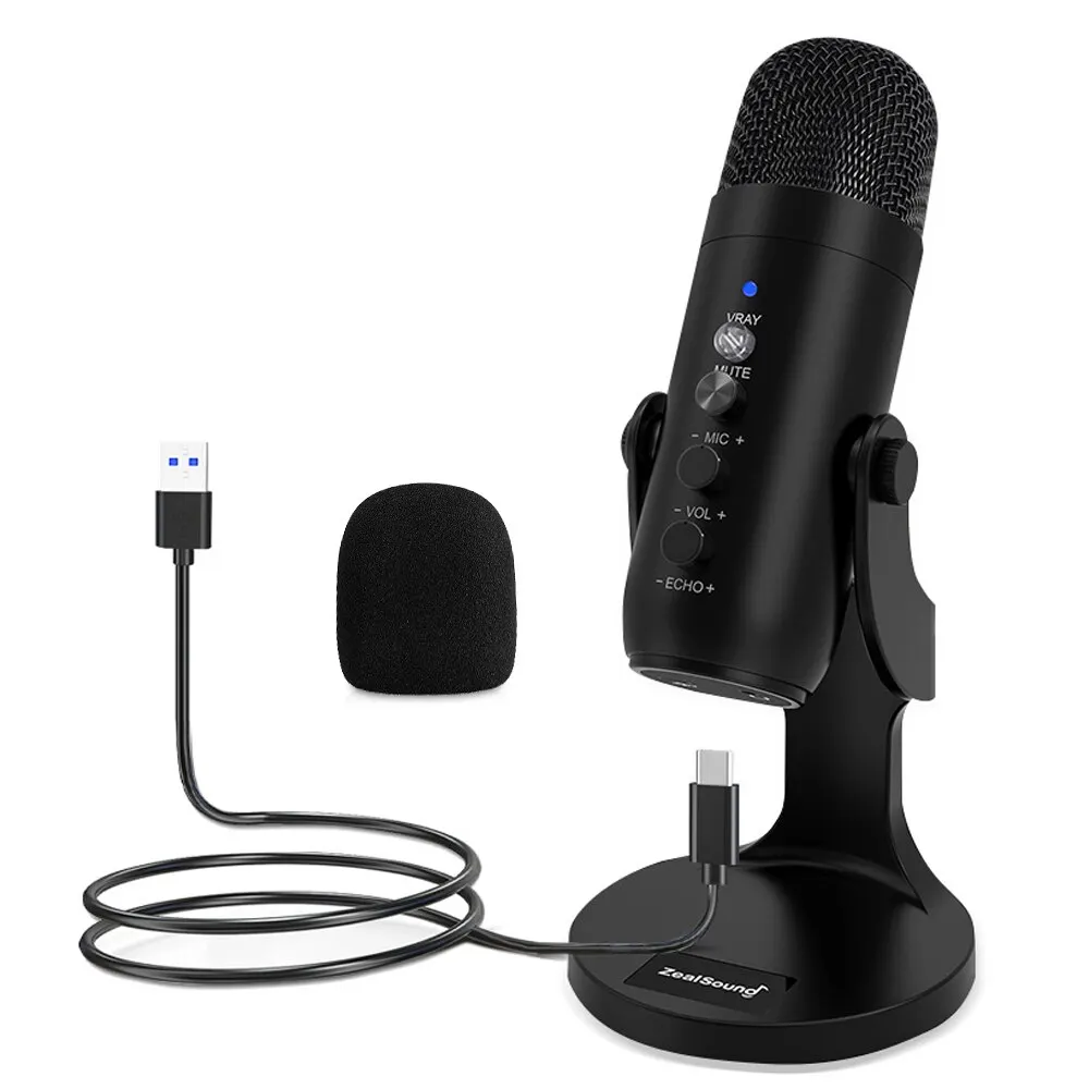 Zeal Sound K66 USB Professional Studio Microphone 2010-Current - Blue