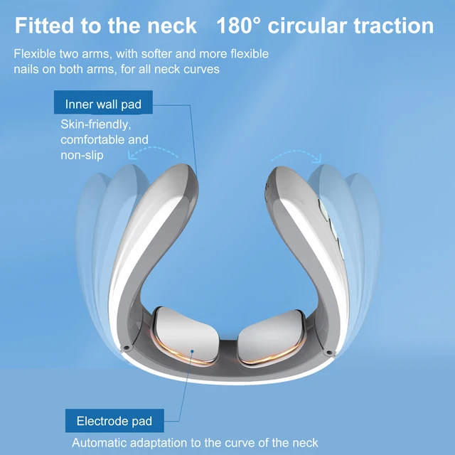 Intelligent EMS Smart Neck Massager Ailuen For Lymphatic Acid Release And  Cervical Relief Health Care Relaxation Tool From Piao007, $12.15