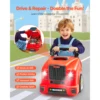 60 Pcs Kids Mechanic Car Repair Set with Removable Parts & Horn