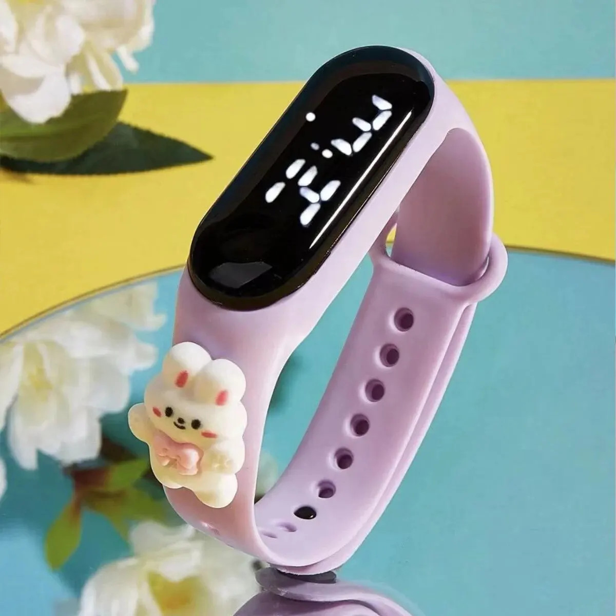 Cartoon LED Figure Watch Children's Student Bracelet Watch Touch Electronic kids watch