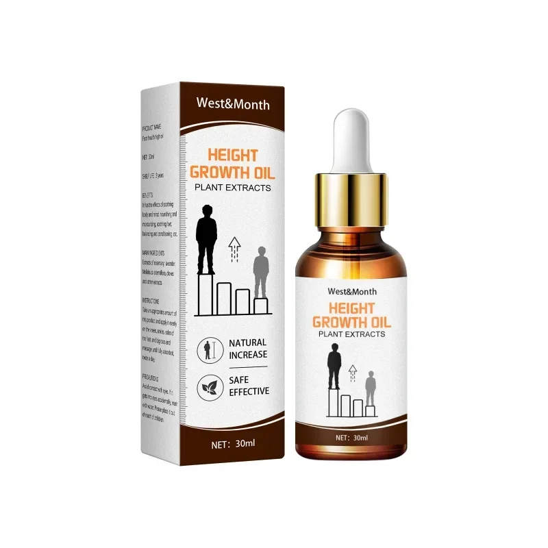 Height Increasing Oil Body Enhancing Grow Taller Promote Bone Growth Heightening Plantar Acupoints Essential Oil Foot Massage