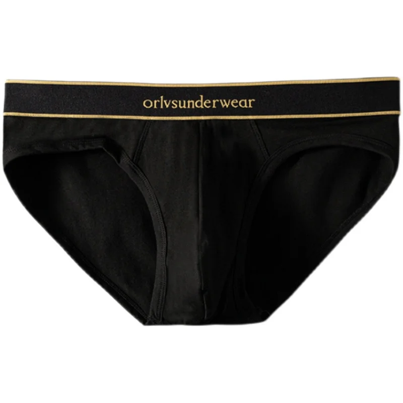 3Pcs/Lot 100% Cotton Low Waist White Men's Gay Briefs Sexy Man Penis Underwear Underpants Panties For Big Dick Penis