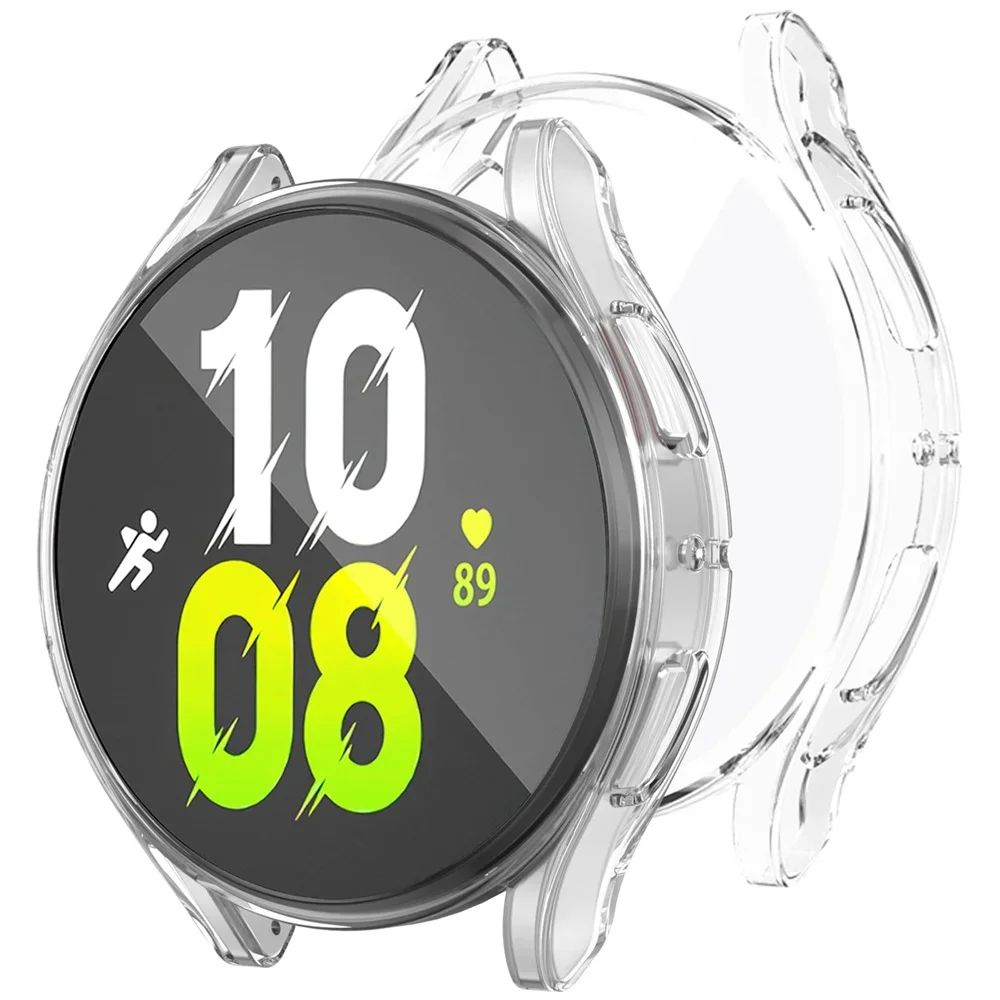 Premium TPU Protective Case with Full Cover Bumper and Screen Protector for Samsung Galaxy Smartwatches