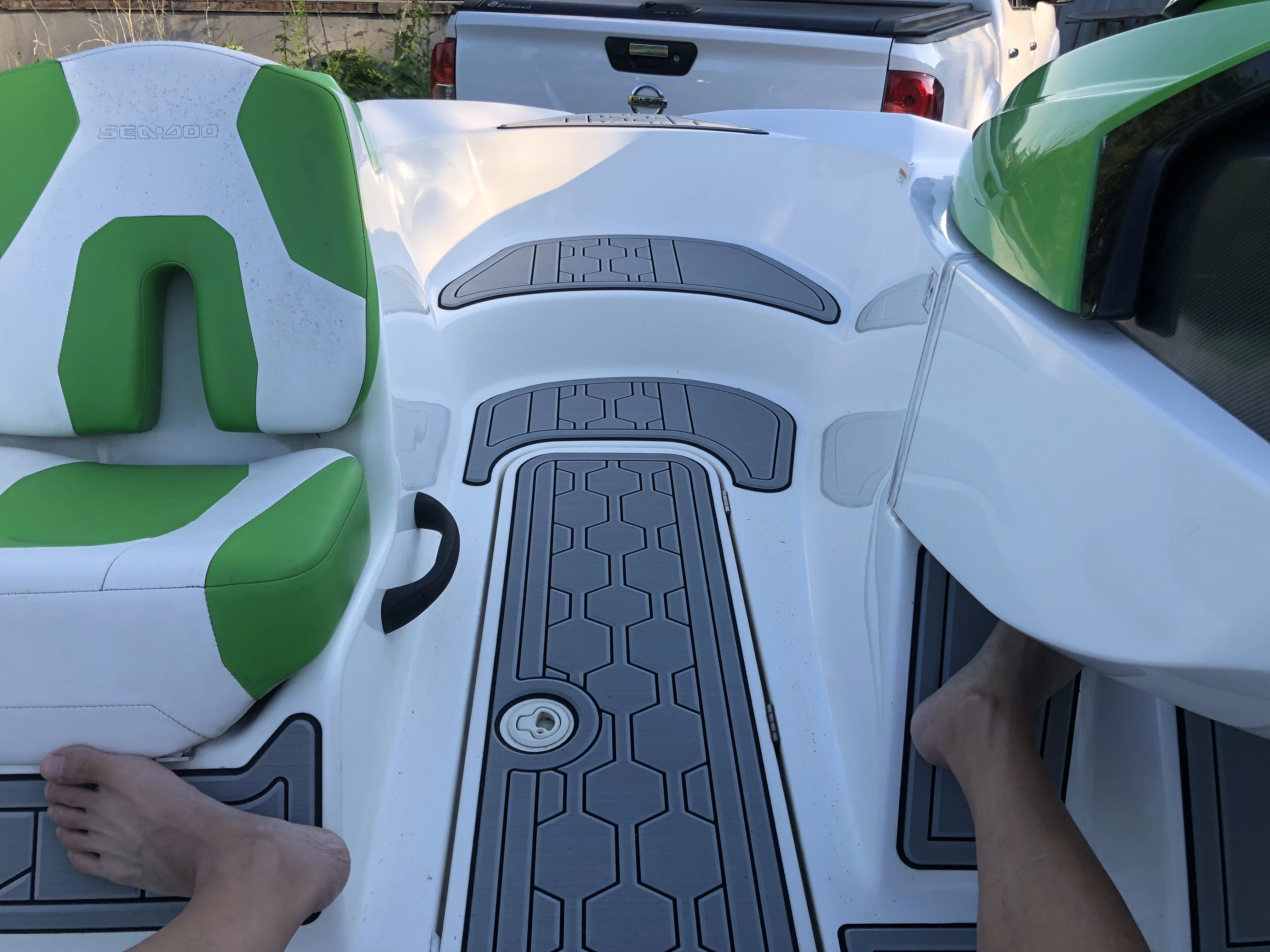 1997-2012 seadoo 150 Cockpit swimming platform 1/4