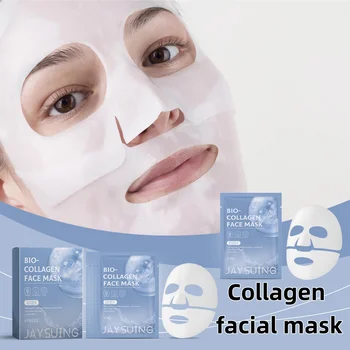 Jaysuing Collagen hydrating facial mask brightens skin tone and tightens skin with hyaluronic acid moisturizing facial mask 1